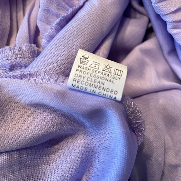 NWT ETCYY Women's Off The Shoulder Ruffles Loose Chiffon Midi Dress Size Large - Picture 9 of 10